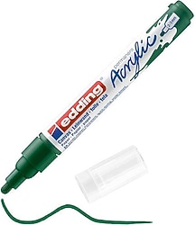 Edding 5100 2-3 mm Orta Uçlu Yosun Yeşili Akrilik Marker Kalem