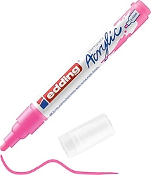 Edding 5100 2-3 mm Orta Uçlu Fosforlu Pembe Akrilik Marker Kalem