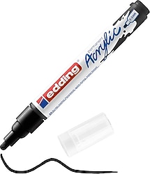 Edding 5100 2-3 mm Orta Uçlu Siyah Akrilik Marker Kalem
