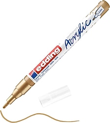 Edding 5300 1-2 mm İnce Uçlu Altın Akrilik Marker Kalem