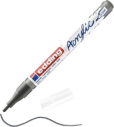 Edding 5300 1-2 mm İnce Uçlu Antrasit Akrilik Marker Kalem