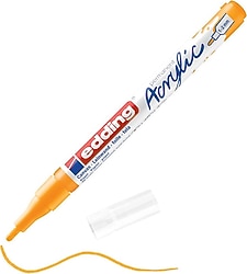 Edding 5300 1-2 mm İnce Uçlu Güneş Sarısı Akrilik Marker Kalem