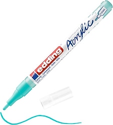 Edding 5300 1-2 mm İnce Uçlu Parlak Turkuaz Akrilik Marker Kalem