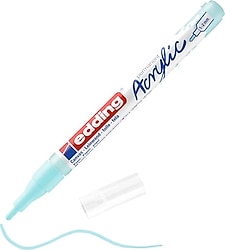 Edding 5300 1-2 mm İnce Uçlu Pastel Mavi Akrilik Marker Kalem