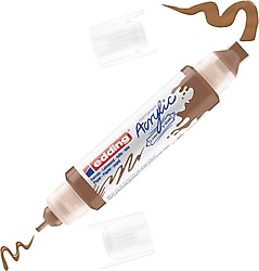 Edding 5400 3D Double Liner Fındık Kahvesi Akrilik Boyama Markeri