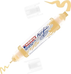 Edding 5400 3D Double Liner Pastel Sarı Akrilik Boyama Markeri