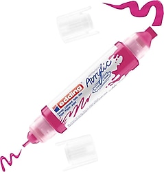 Edding 5400 3D Double Liner Pembe Akrilik Boyama Markeri