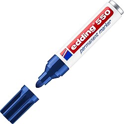Edding 550 Yuvarlak Uçlu Mavi Permanent Marker Kalem