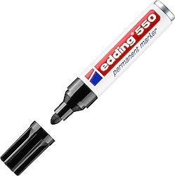 Edding 550 Yuvarlak Uçlu Siyah Permanent Marker Kalem