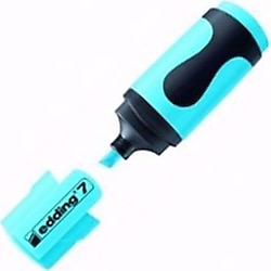 Edding 7 Mini Pastel Mavi Fosforlu Kalem