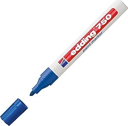 Edding 750 Boya Dekor Mavi Marker Kalemi