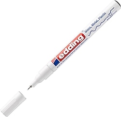 Edding 780 Çok Amaçlı Örtücü Boya Dekor Beyaz Marker Kalemi