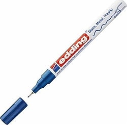Edding 780 Çok Amaçlı Örtücü Boya Dekor Mavi Marker Kalemi