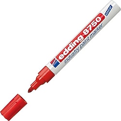 Edding 8750 Tam Örtücü Kırmızı Endüstriyel Marker Kalem