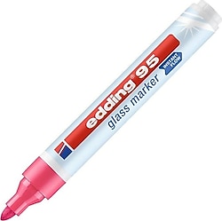 Edding 95 Yuvarlak Uçlu Pembe Cam Kalemi