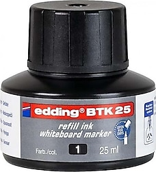 Edding BTK25 Siyah 25 ml Tahta Kalem Mürekkebi