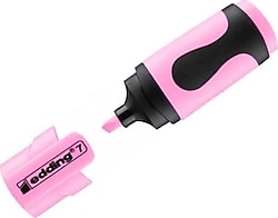 Edding 7 Mini Pastel Pembe Fosforlu Kalem