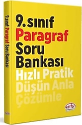 Editör Yayınevi 9. Sınıf Paragraf Soru Bankası