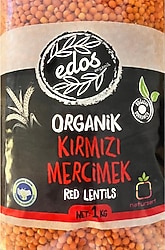 Edos Organik Kırmızı Mercimek 1 kg