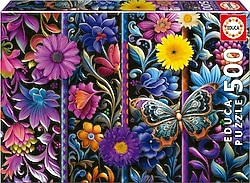 Educa Badda Çiçeğinin Açışı 500 Parça Puzzle 19909