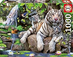 Educa Bengal White Tigers 1000 Parça Puzzle 14808