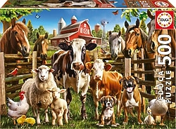 Educa Çiftlik Arkadaşları Hayvan 500 Parça Puzzle 19905