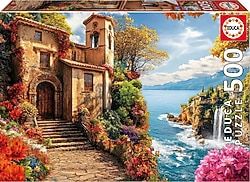 Educa Deniz Kenarındaki Villa 500 Parça Puzzle 20296