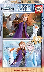 Educa Disney Frozen 2x50 Parça Puzzle 18086