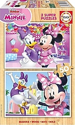 Educa Disney Minnie Mouse 2x50 Parça Puzzle 19962
