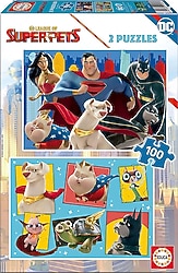 Educa Disney Süper Evcil Hayvanları 2x100 Parça Puzzle 19484