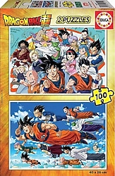 Educa Dragon Ball 2x100 Parça Puzzle 18214