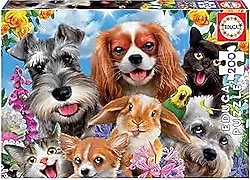 Educa Evcil Hayvan Selfie 200 Parça Puzzle 19293
