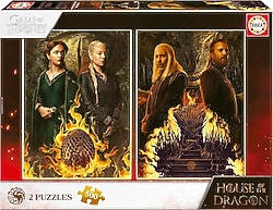 Educa Game Of Thrones Ejderha Evi 2x500 Parça Puzzle 19573