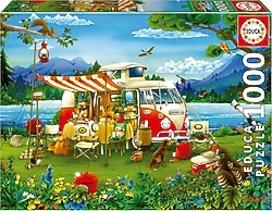 Educa Harika Kamp Tatili 1000 Parça Puzzle 19922