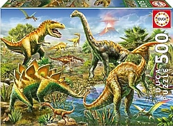 Educa Jurassic Oyun Alanı 500 Parça Puzzle 19903