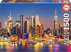 Educa Manhattan'da Gece 1500 Parça Puzzle 18466