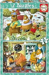 Educa Orman Masalları 2x20 Parça Çocuk Puzzle