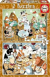 Educa Orman Masalları 2x48 Parça Puzzle 19687