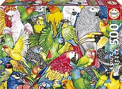 Educa Papağanlar 500 Parça Puzzle 19547