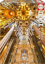 Educa Sagrada Familia İç Mekan Görüntüsü 1000 Parça Puzzle 19614