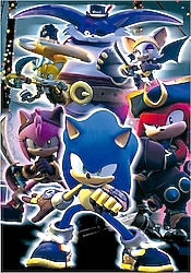 Educa Sonic Prime Neon Karanlıkta Parlayan 300 Parça Çocuk Puzzle 19630