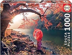 Educa Sunrise In Katsura River Japan 1000 Parça Puzzle 18455