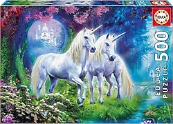 Educa Tek Boynuzlu Atlar 500 Parça Puzzle 17648
