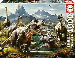 Educa Vahşi Dinozorlar 1000 Parça Puzzle 19924