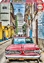 Educa Vintage Car in Old Havana 1000 Parça Puzzle 16754