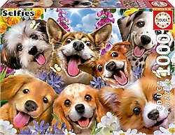 Educa Yavru Köpek Selfiesi 1000 Parça Puzzle 19931