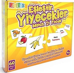 Edukido EDU-1002 Eşleştir Yiyecekler