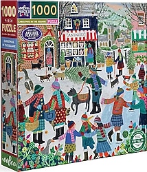 Eeboo Christmas in the Square 1000 Parça Puzzle