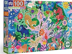 Eeboo Tree of Wildlife 100 Parça Puzzle