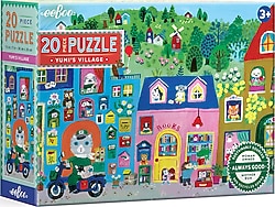 Eeboo Yumi's Village 20 Parça Puzzle